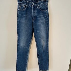 AG Adriano Goldschmied - High Rise Slim Fit Jeans